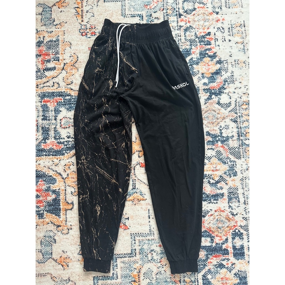 Raskol Dump Cover Pants/Joggers 2.0 Split Black Marble Limited Edition size XS